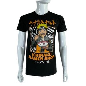 Naruto Men’s Ichiraku Ramen Shop Shippuden Black Tee